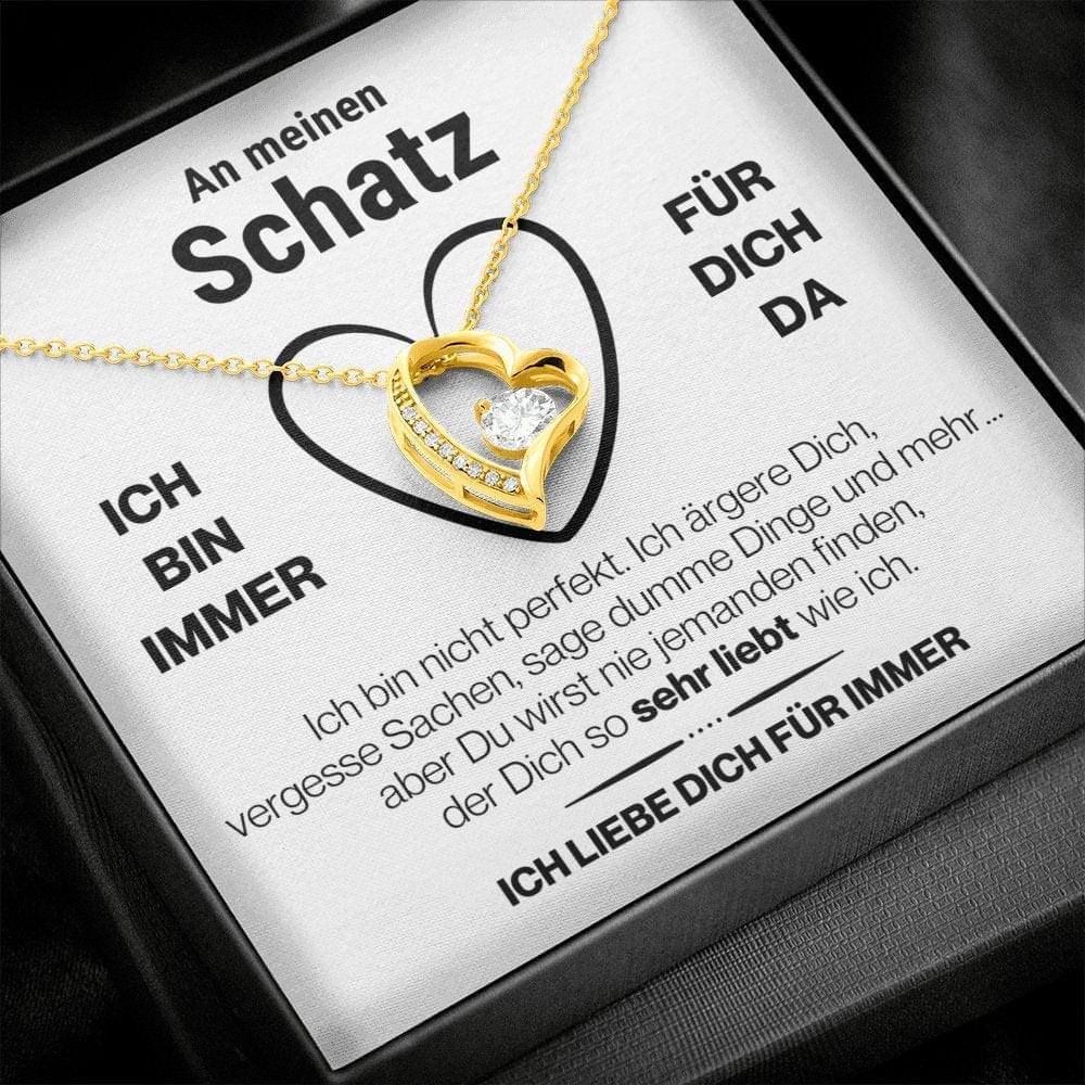 08.02. Schatz Perfekt Bestseller (7) SINGLE HERZ Kette - Liebesjuwel