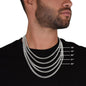 Cuban Kette - Seiten unseres Lebens - Edelstahl oder 14K Gelbgold - an unseren Enkel - Liebesjuwel