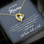 Herz Geschenk Kette für Mama – Immer ein Platz im Herzen - Liebesjuwel