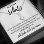Liebesband Geschenk Halskette für Deine Freundin – ewige Liebe - Liebesjuwel