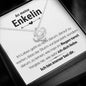 Liebesknoten Geschenk Kette an die Enkelin – ich bin immer bei dir! - Liebesjuwel