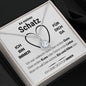 Schatz "1. Date" Halskette - 14K Weißgold Veredelung - "Ewige Hoffnung" Anhänger - Liebesjuwel