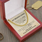 Sohn "Kapitel" Halskette - Echtgold Veredelung - Cuban Link Kette - von Mama - Liebesjuwel