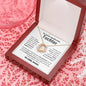Tochter "Kapitel" - 14K Weißgold oder 18K Gelbgold Veredelung - Herz Kette - Liebesjuwel