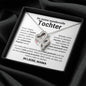 Tochter "Kapitel" - 14K Weißgold über Edelstahl - Herzchen Kette - Liebesjuwel