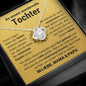 Tochter "Kapitel" Halskette - Echtgold Veredelung - Liebesknoten - Gold - Liebesjuwel