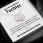 Tochter "Krone" Halskette - Echtgold Veredelung - Liebesknoten - Liebesjuwel